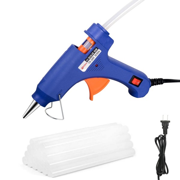 Scalegoal Hot Melt Glue Gun with 40 Hot Glue Sticks,