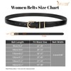 JASGOOD Women Leather Belt for Jeans Pants Fashion Ladies Dress