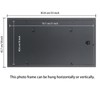 ASXBMIJO 16x31 inch Picture Frame Solid Wood Black,Suitable for Panoramic