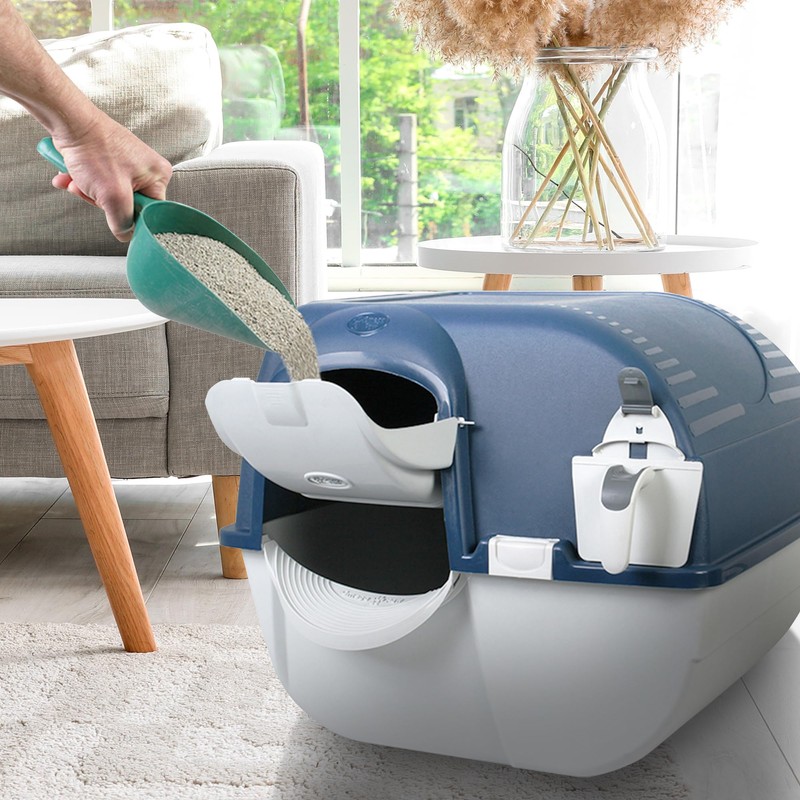 Omega Paw Roll N Clean Complete Self Cleaning Litter Box