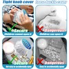 200 Pcs Clear Push Pins Tacks Count in Diamond-Shaped Can