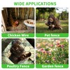 16 x 600 Inches Chicken Wire for Floral Arrangements, Green
