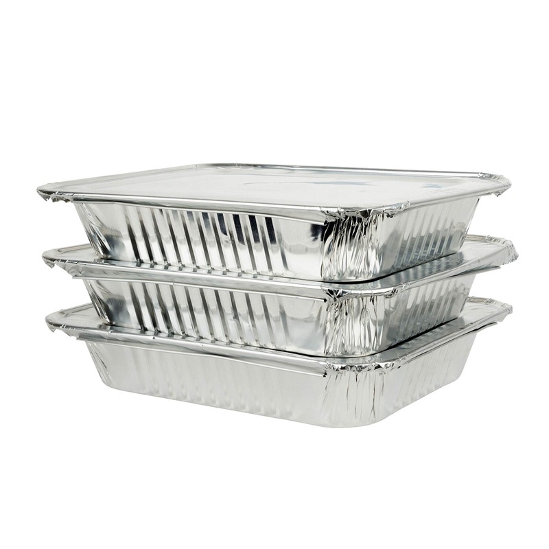 Jetfoil Aluminum Foil Pan with Lids | Half Size Deep