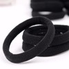 Knotless Soft & Tight Black Hair Tie 1p / 무매듭 부드러운 짱짱한 머리끈 검정 머리끈 1p