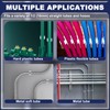 100 Pieces 1/2 Inch Plastic PEX Clamps, 16 mm Water