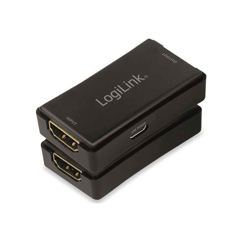 LogiLink HD0014 HDMI Repeater UHD, 25 m (4K/60Hz), 40 m