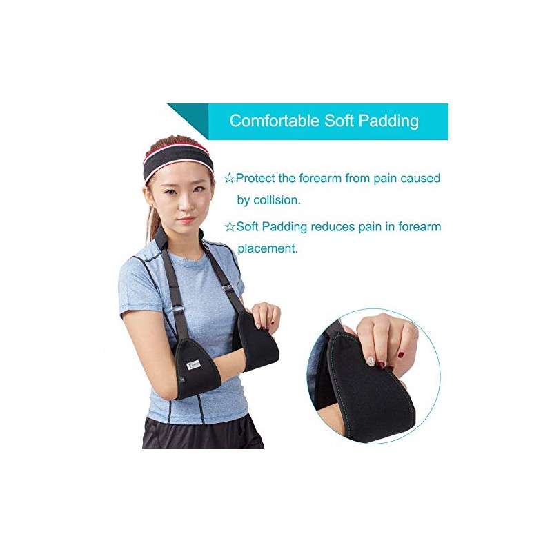 Triangle Dislocated Arm Sling Shoulder Immobilizer Rotator Cuff Wrist Elbow