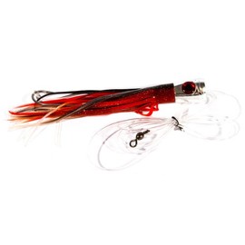 Boone Hoo Lili Rigged Lure, Red/Black, 7-Inch