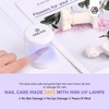 Saviland Mini Nail Lamp, Quick-Dry Gel Nail Lamp 16W, Portable