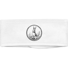 'Easter Bunny with Eggs in Circle Frame' Beauty Head Band/Hair Band (HB00037225)