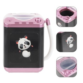 Mini Makeup Brush Cleaner Device Plastic Electric Automatic Power Washer Sponge Cleaning Machine for Women Girls