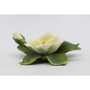 Cosmos Gifts Fine Porcelain White Wild Rose Flower Figurine 2
