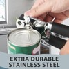 OhanaBeach® Manual Can Opener. Robust Soft Grip Handle, Sharp Blades,
