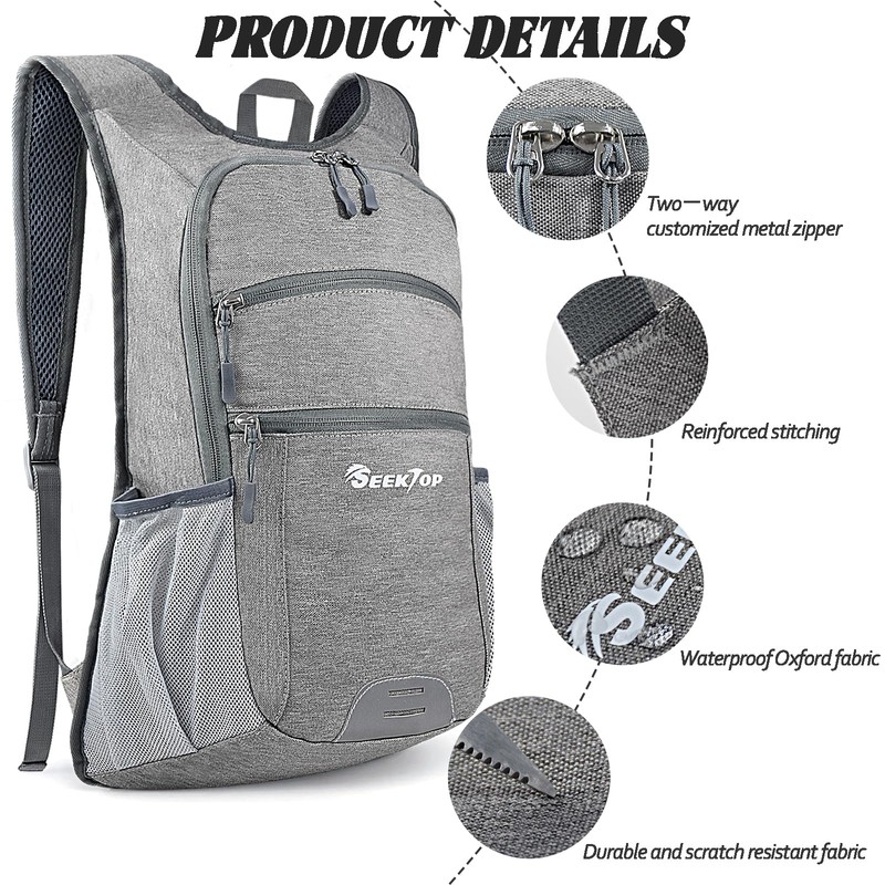 Seektop 20L Hiking Backpack Ultra Lightweight Waterproof Travel Backpack Packable