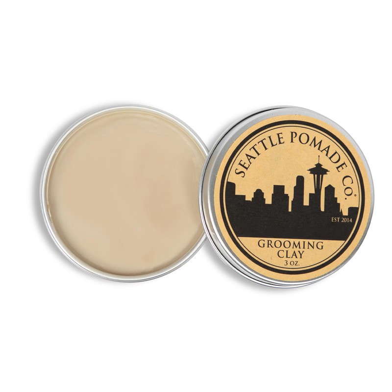 Seattle Pomade Co. Grooming Clay for Hair - USDA Certified,