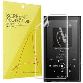 Blueshaweu Screen Protector Compatible with Sony Walkman NW-A306, HD Clear Flexible TPU Screen Protector [Pack of 6] for Sony Walkman NW-A306 (HD)