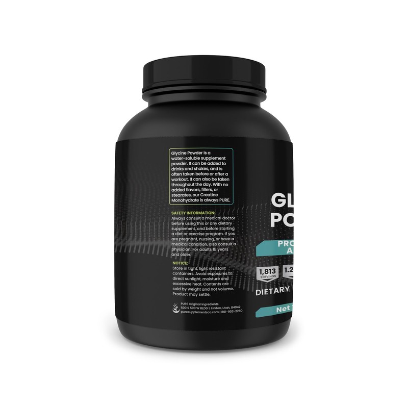 PURE ORIGINAL INGREDIENTS PURE ORIGINAL INGREDIENTS Glycine & Creatine Monohydrate