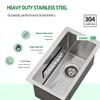 EcoChannels Undermount Wet Bar Sink, 10 x 18 Inch Single