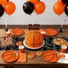 Basketball Court Table Runner, Black, 72x13 Inch