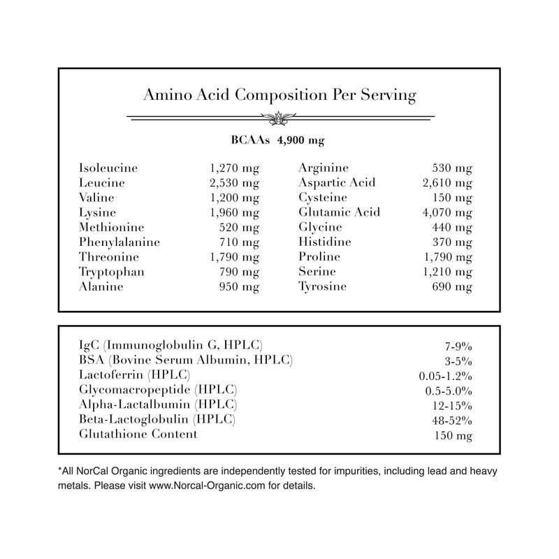 NorCal Organic Chocolate Whey Protein | 100% USA Grass-Fed, USDA