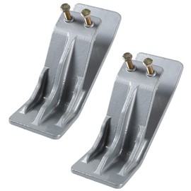 fulsuces 2PCS Tractor Bucket Attachments, Ski Edge Protector with 1PCS Cleaning Brush, A Pair of Gloves, for Tractor Accessories Snow Leaves Removal, Spreading Gravel (Color : A)