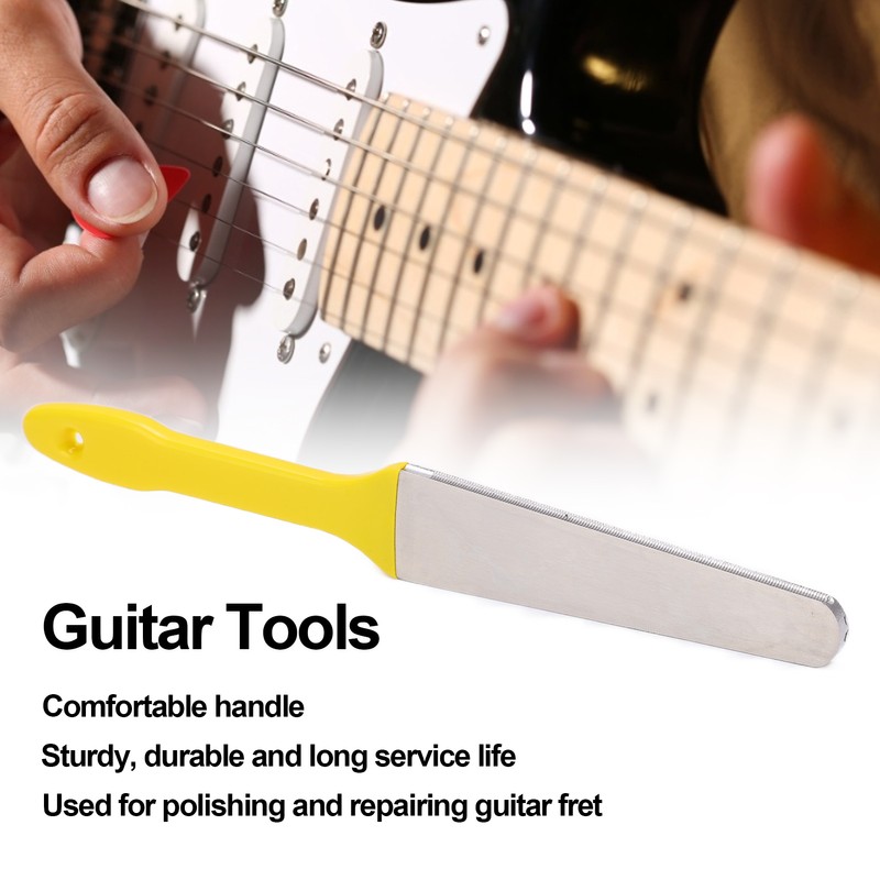 Fret Crowning File Metal Professional Guitar Polishing Repair Tool Musical