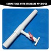 Vankcp 50 Pack Chicken Waterer PVC Tee Fittings, PVC Tee