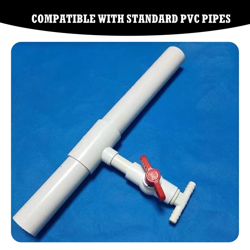 Vankcp 50 Pack Chicken Waterer PVC Tee Fittings, PVC Tee