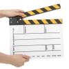 30x25CM Acrylic Movie Clapperboard Professional Director Action Clap Film Photography