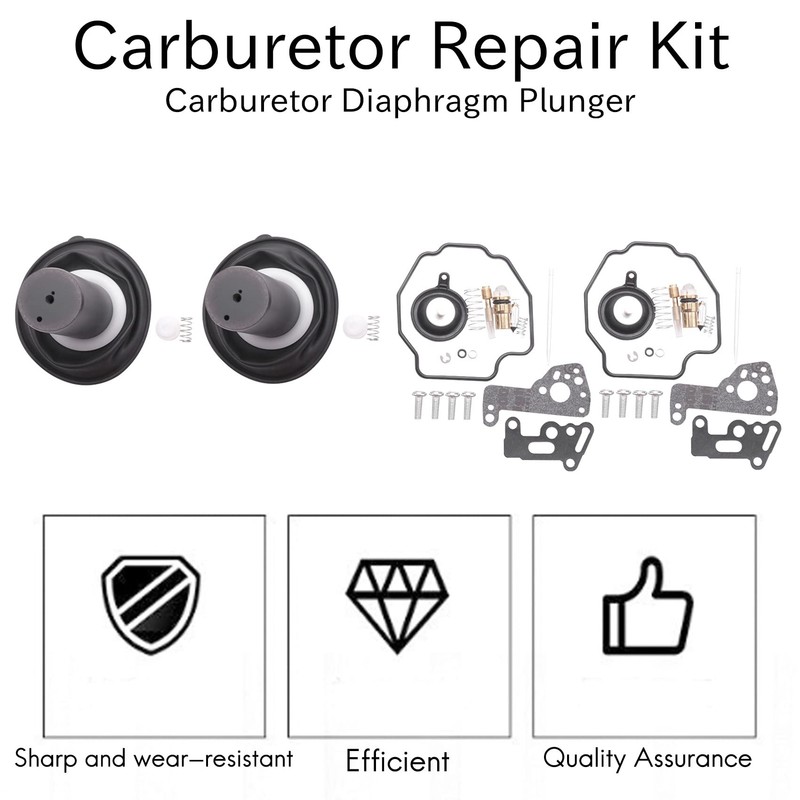 Tiamu Carburetor Repair Kit for Virago 535 XV535 1990-2001 Piston