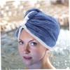 OATIPHO 2pcs Microfiber Hair Drying Towels Quick-Dry Absorbent Towel Wraps