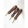 Toolzone 3 Piece Bradawls with Wooden Handles (to Ease The