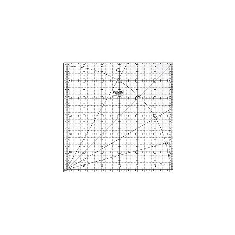 OLFA MQR - 30 x 30 Patchwork Ruler Scale, 30