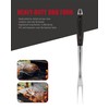 Grilaz Stainless Steel BBQ Tool Set | Dark-Dyed Wood Handles