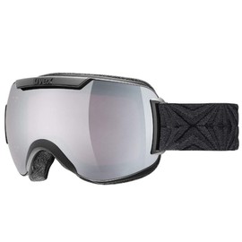 Uvex Downhill 2000 Ski Goggles Black Lens Litemirror Silver S3 Double Lens