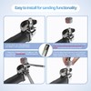 Neeki Flapper Adapter, stainless steel angle grinder adapter, compatible with