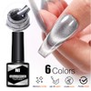 Kit cat eye gel polish,6 Brillo colores Esmalte ojo de