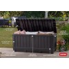 Keter Kentwood 92 Gallon Resin Deck Box-Organizati