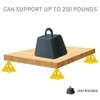 lyualma Pack of 25 Mini Cone Paint Stands, Pyramid Stands,
