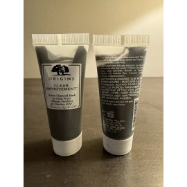 Origins Clear Improvement Mask .5 oz 15 ml Travel Size NEW X2