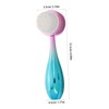 FOMIYES Electric Handle Facial Cleansing Brush Double-sided Face Washer Exfoliating