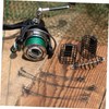 SUPVOX 30pcs Fishing Steel Wire Leaders Double Locking Snaps Biteresistant