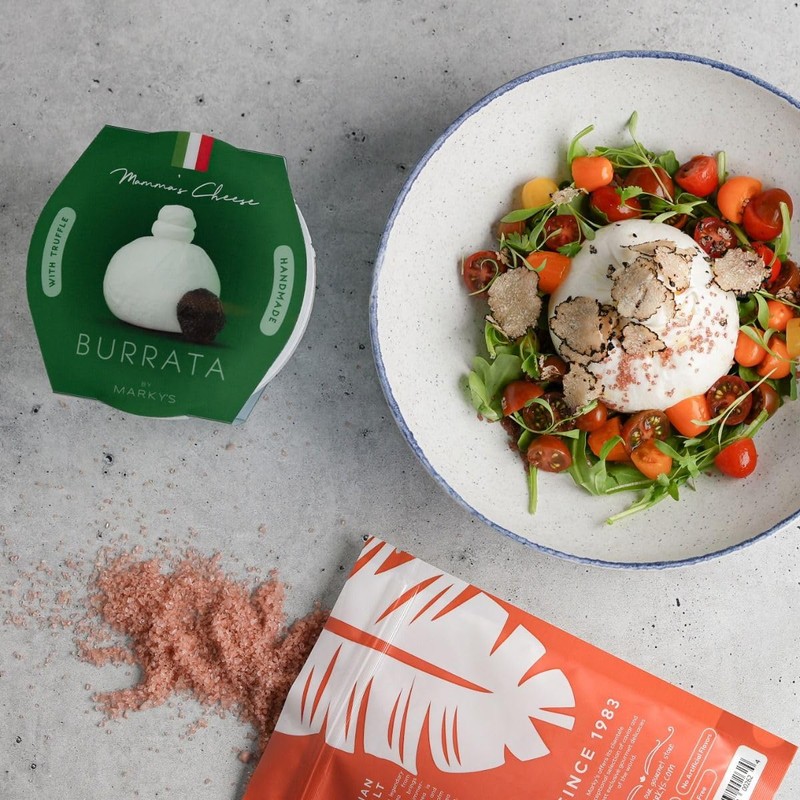 Mamma's Burrata Knotted with Truffles Italian Cheese - 8 oz