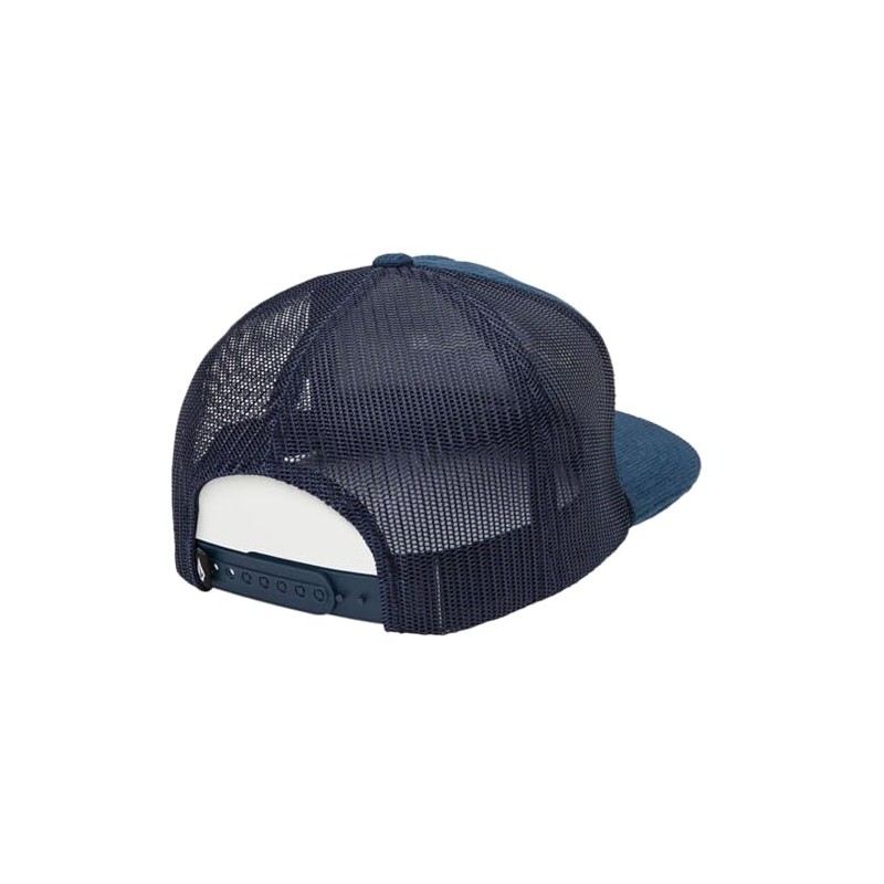 Volcom Men's Logo Cheese Trucker Hat, Deep Blue