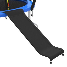 Polwkscas Universal Trampoline Slide with Buffer Region,【24 Upgraded Trampoline Slides】 Heavy Duty Steel Trampoline Accessory Slide, Ideal for Children or Kids to Climb up and Slide Down (Slide)