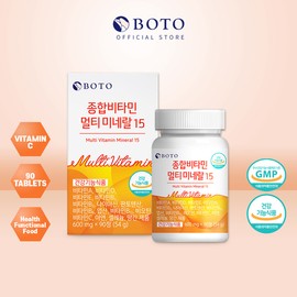 BOTO [BOTO]Multi Vitamin Mineral 15 600mg*90 Capsules