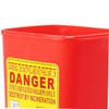 SAFIGLE 3Pcs Disposal Container with Flip Open Lid Durable Collector