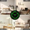 RIUKASIN Vinyl Record Luminous Clock, 12 inch Silent Non Ticking