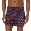 Nautica Men's Classic Cotton Woven Boxer, Nautical Lobster-Peacoat, X-Large