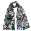 Anuschka Chiffon Scarf - With Original Printed Artwork - Floral